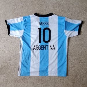 Youth Argentina Messi Jersey